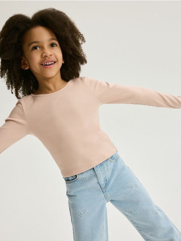 Reserved Reserved - Bluza s detaljem na leđima - pastelnoružičasto