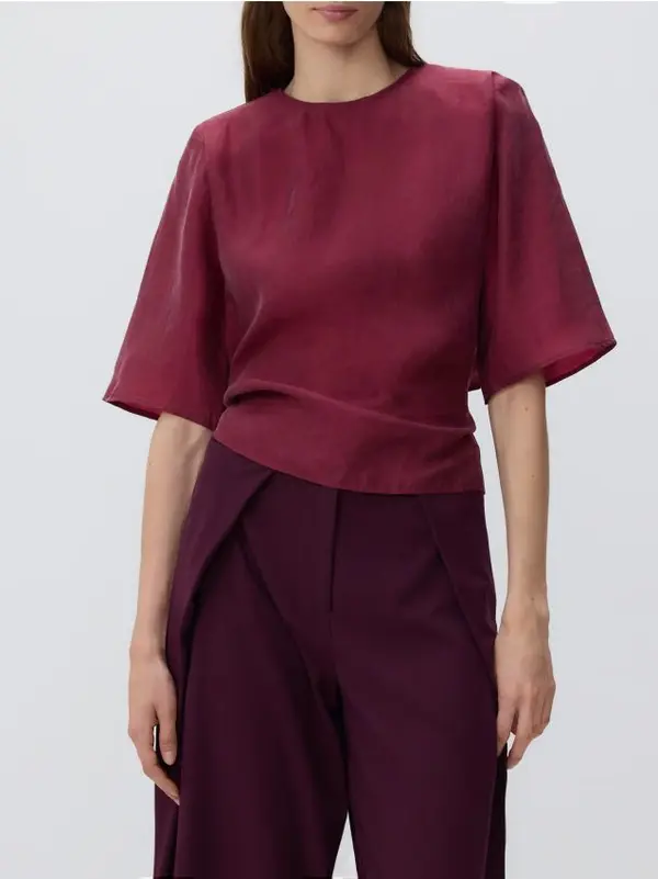 Reserved Reserved - Bluza s liocelom - roza