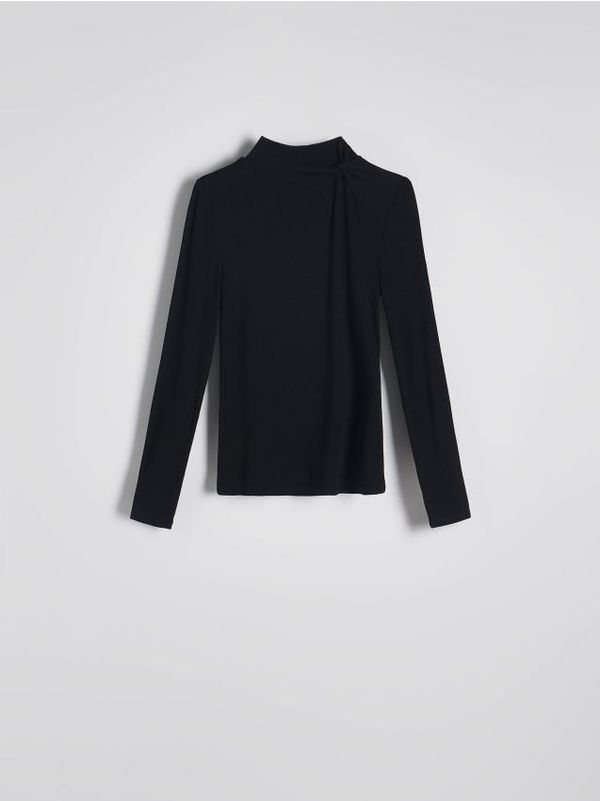 Reserved Reserved - Bluza s naborima - crno