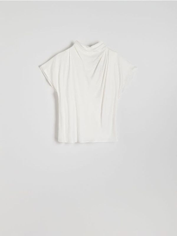 Reserved Reserved - Bluza s točkicama - krem