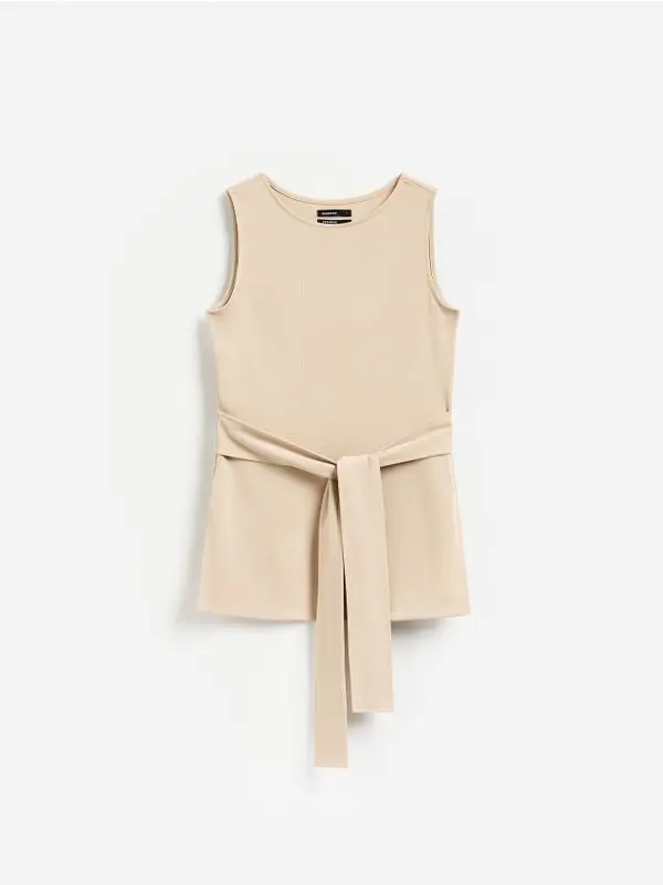 Reserved Reserved - Bluza s visokim udjelom modalnih vlakana - bež