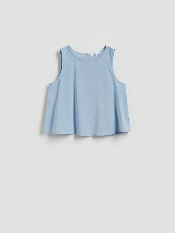 Reserved Reserved - Bluza s visokim udjelom modalnih vlakana - bljedoplavo