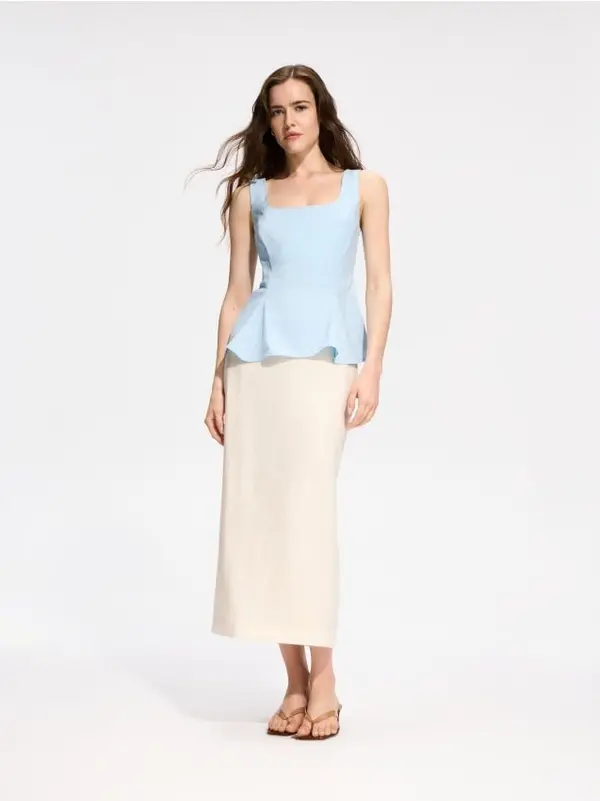 Reserved Reserved - Bluza s visokim udjelom modalnih vlakana - bljedoplavo