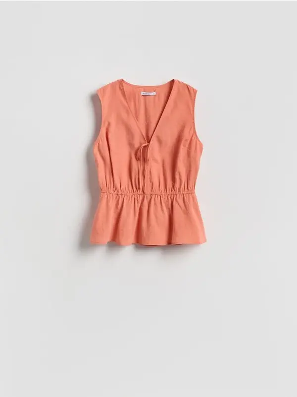 Reserved Reserved - Bluza s visokim udjelom modalnih vlakana - narančasta