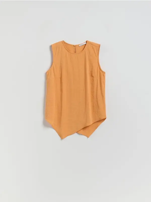 Reserved Reserved - Bluza s visokim udjelom modalnih vlakana - narančasta