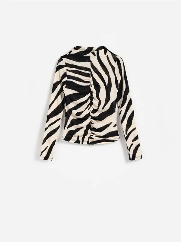 Reserved Reserved - Bluza sa životinjskim uzorkom - šaren