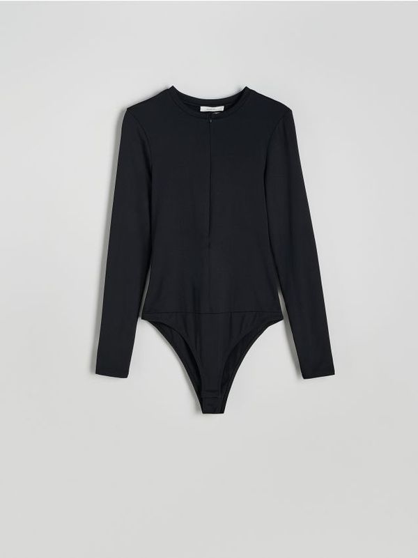 Reserved Reserved - Bodi dugih rukava - crno