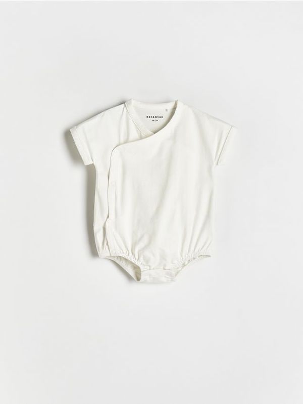 Reserved Reserved - Bodi kratkih rukava - krem