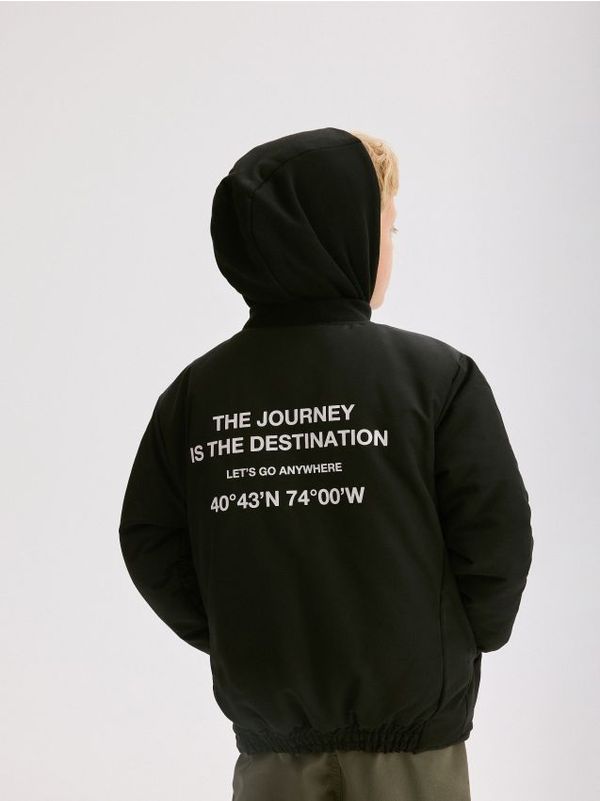 Reserved Reserved - Bomber jakna - crno