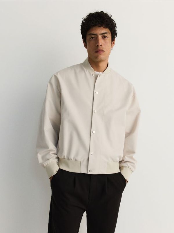 Reserved Reserved - Bomber jakna - krem