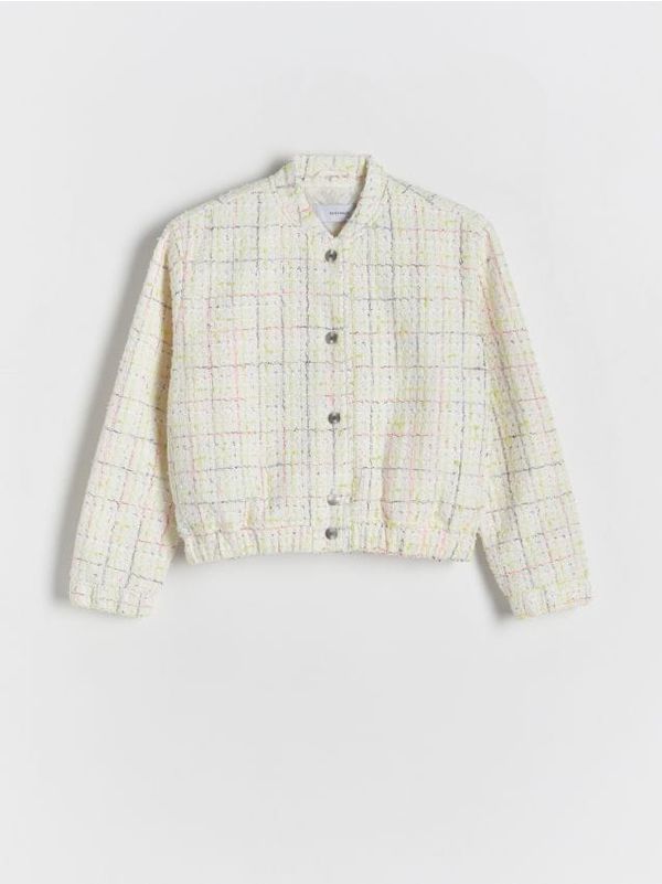 Reserved Reserved - Bomber jakna od tvida - šaren