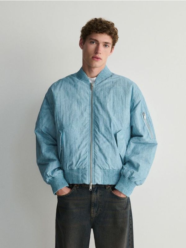 Reserved Reserved - Bomber jakna - svjetloplavo