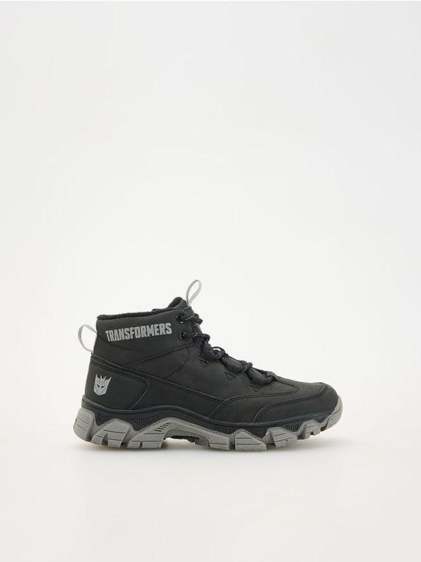 Reserved Reserved - BOYS` ANKLE BOOTS - crno