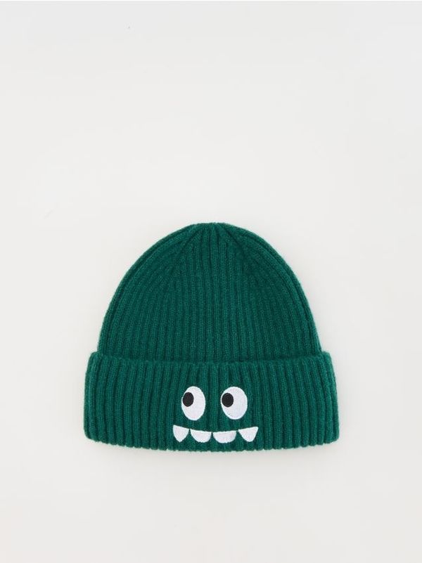 Reserved Reserved - BOYS` CAP - tamnozeleno