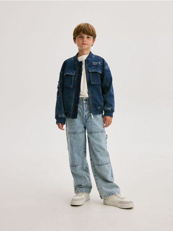 Reserved Reserved - BOYS` JACKET - plavo