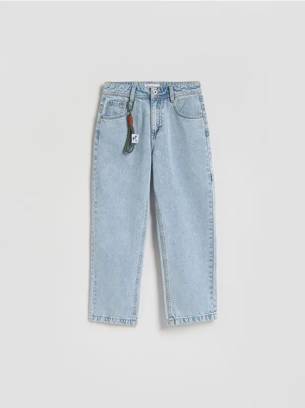 Reserved Reserved - BOYS` JEANS TROUSERS & PENDANT - plava