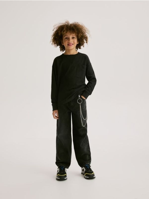 Reserved Reserved - BOYS` JEANS TROUSERS - crno