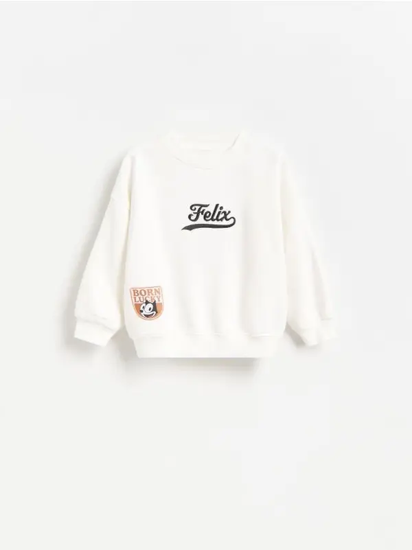 Reserved Reserved - BOYS` JOGGING TOP - krem