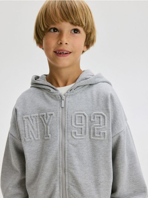 Reserved Reserved - BOYS` JOGGING TOP - light grey