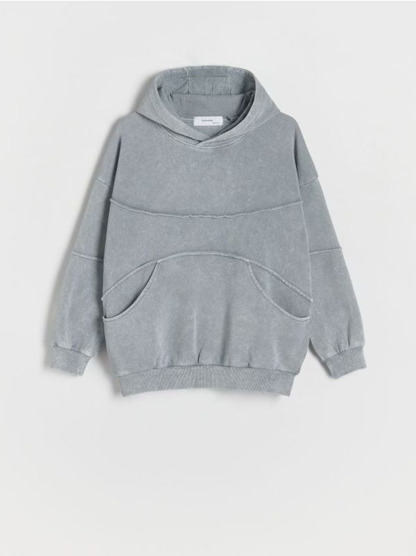 Reserved Reserved - BOYS` JOGGING TOP - prljavozeleno