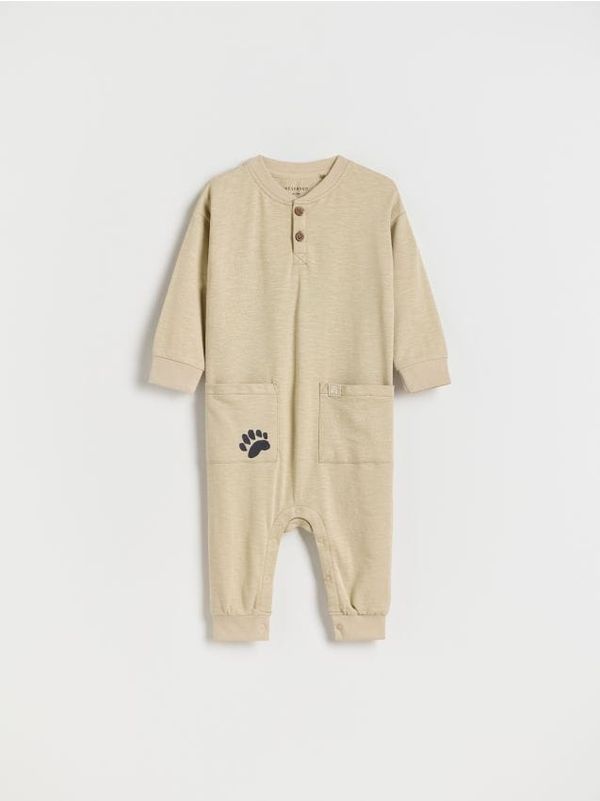 Reserved Reserved - BOYS` JUMPSUIT - light grey