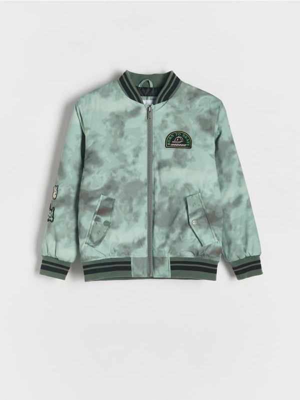 Reserved Reserved - BOYS` OUTER JACKET - smeđezeleno