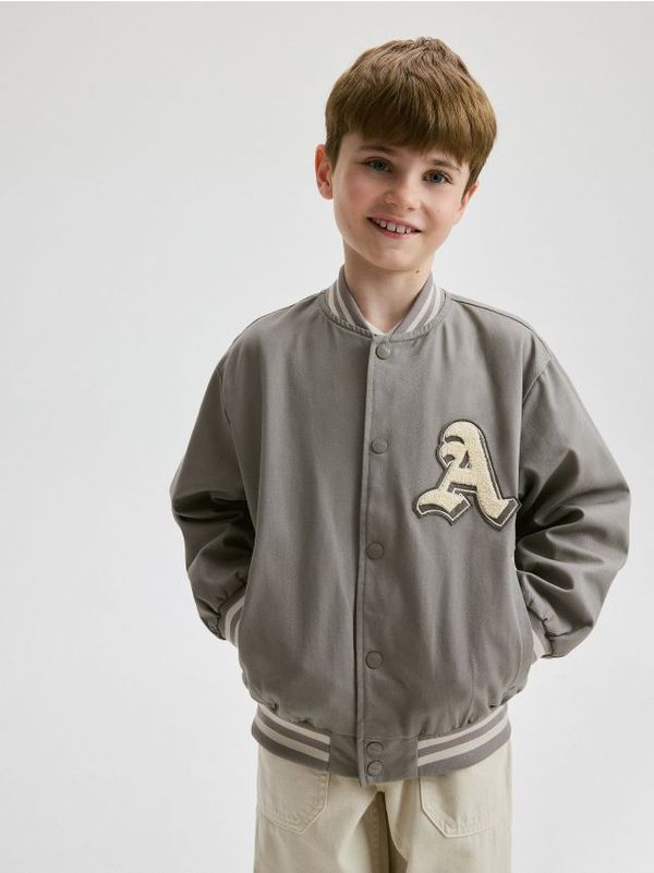 Reserved Reserved - BOYS` OUTER JACKET - smeđi