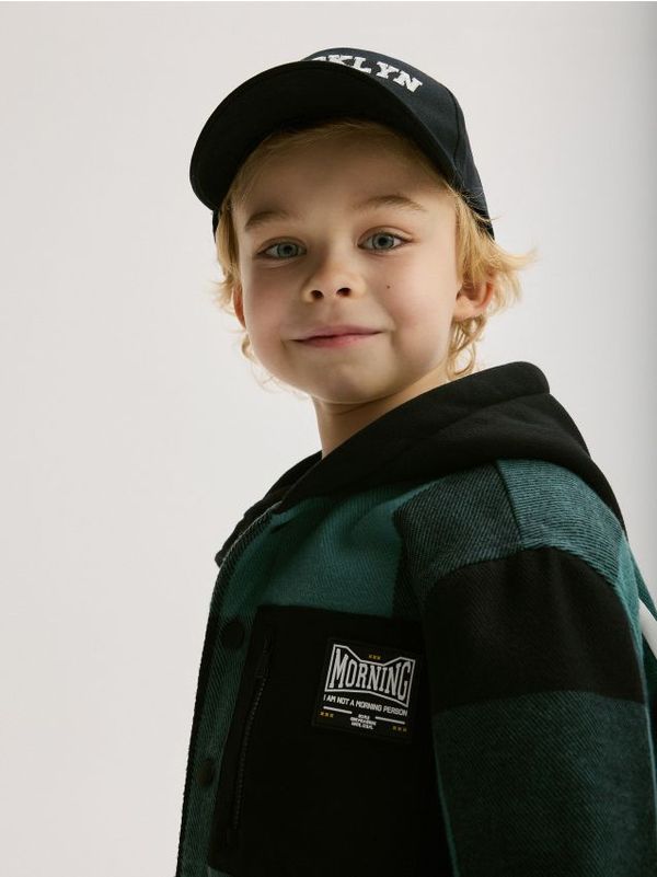 Reserved Reserved - BOYS` OUTER JACKET - zelena