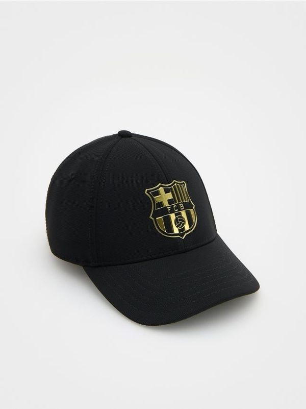 Reserved Reserved - BOYS` PEAKED CAP - crno