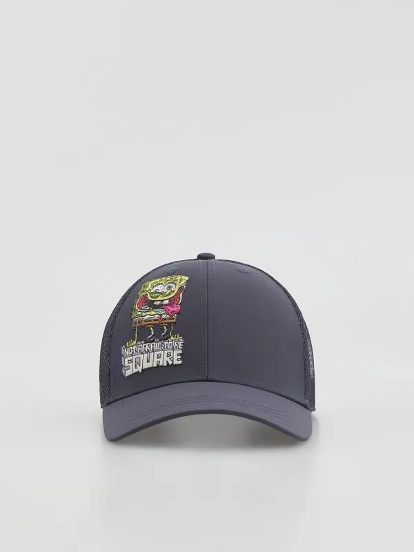 Reserved Reserved - BOYS` PEAKED CAP - tamnosivo
