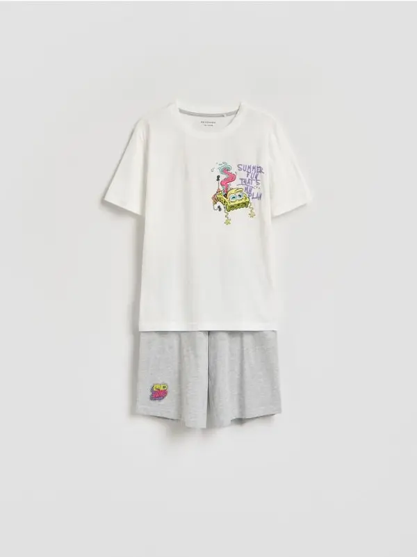 Reserved Reserved - BOYS` PYJAMA - krem
