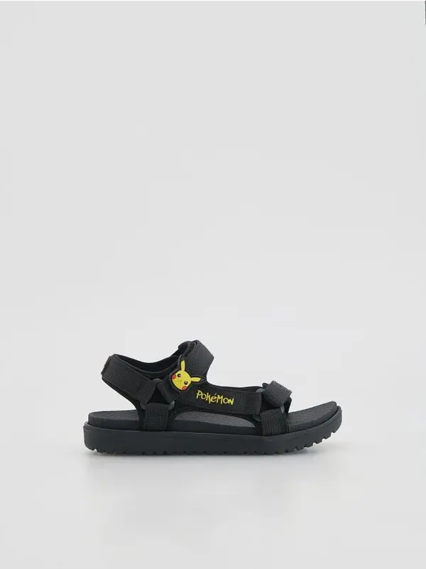 Reserved Reserved - BOYS` SANDALS - crno