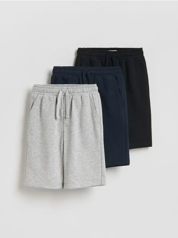 Reserved Reserved - BOYS` SHORTS - crno