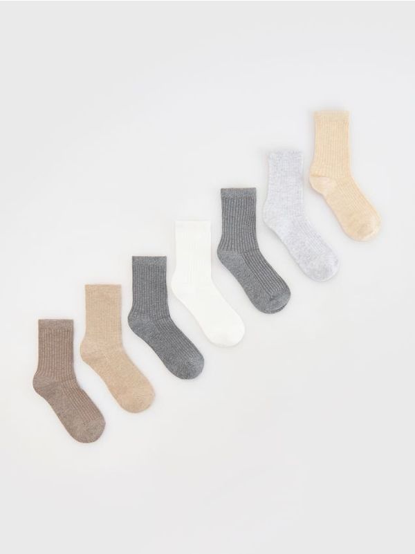 Reserved Reserved - BOYS` SOCKS MULTI - bež