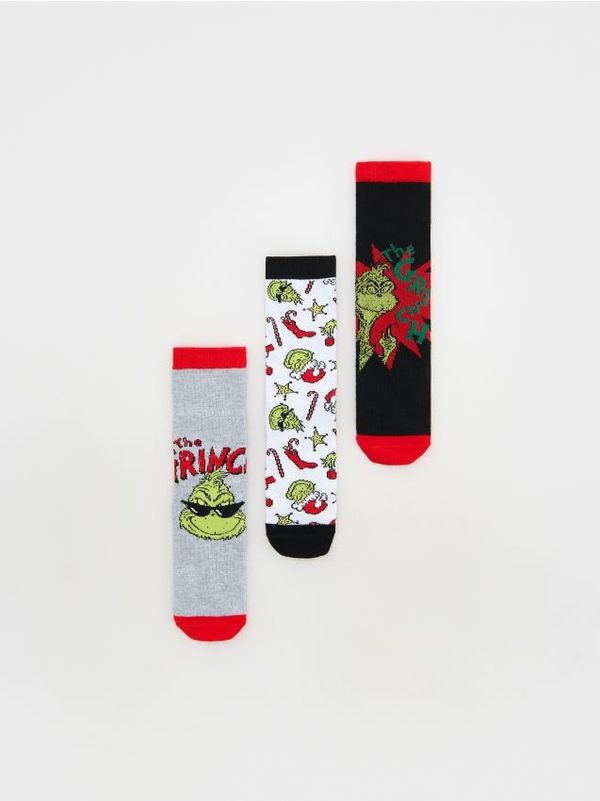 Reserved Reserved - BOYS` SOCKS MULTI - crvena