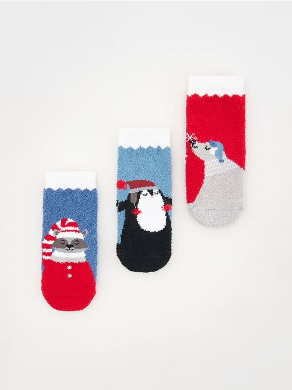 Reserved Reserved - BOYS` SOCKS MULTI - plava