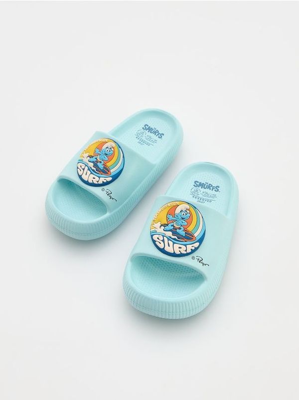 Reserved Reserved - BOYS` STRAPPY SANDALS - svjetloplavo