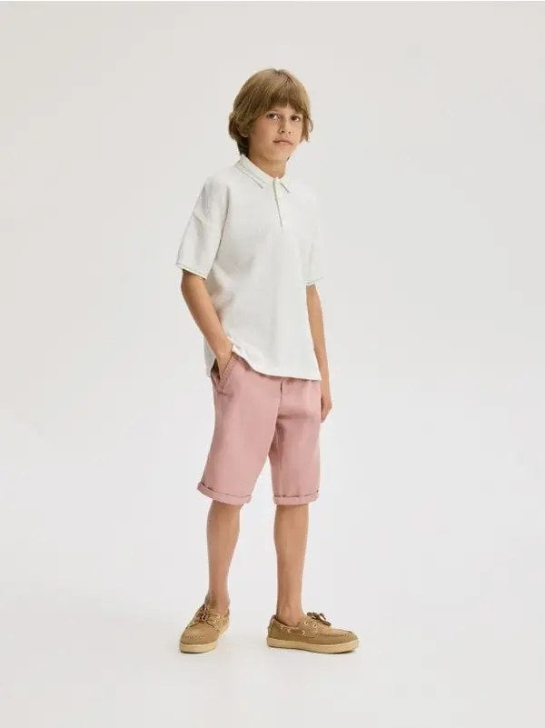 Reserved Reserved - BOYS` SWEATER - krem