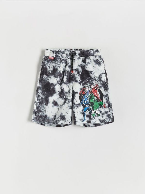 Reserved Reserved - BOYS` SWIMMING SHORTS - light grey