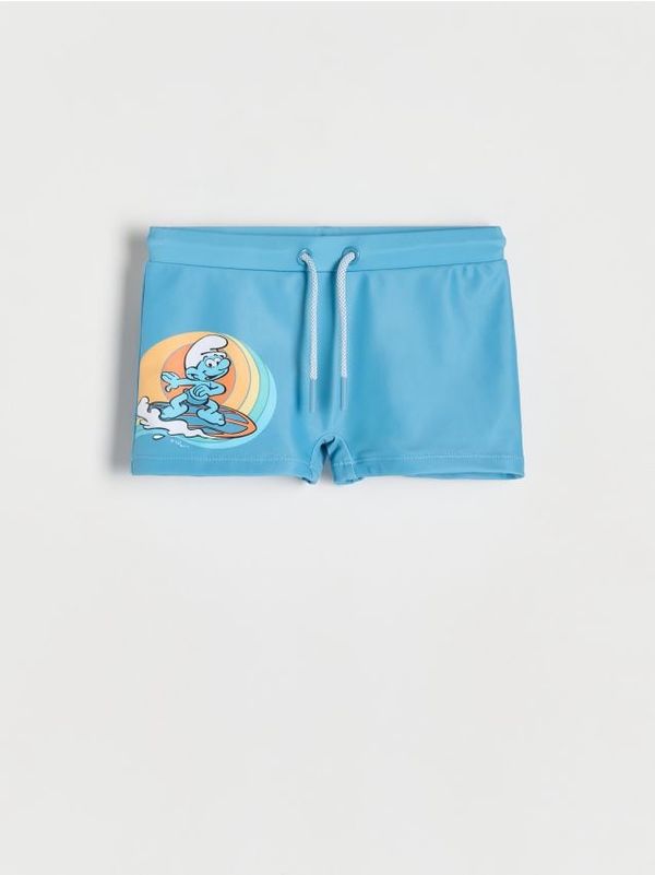 Reserved Reserved - BOYS` SWIMMING TRUNKS - svjetloplavo