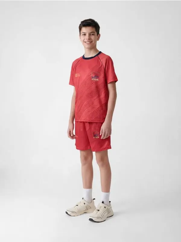 Reserved Reserved - BOYS` T-SHIRT & SHORTS - bljedoljubičasto