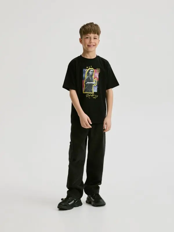 Reserved Reserved - BOYS` T-SHIRT - crno