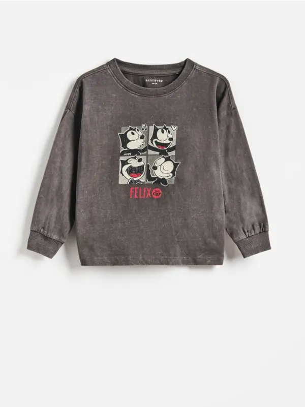 Reserved Reserved - BOYS` T-SHIRT - crno
