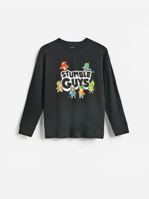 Reserved Reserved - BOYS` T-SHIRT - crno