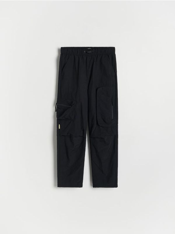 Reserved Reserved - BOYS` TROUSERS - crno