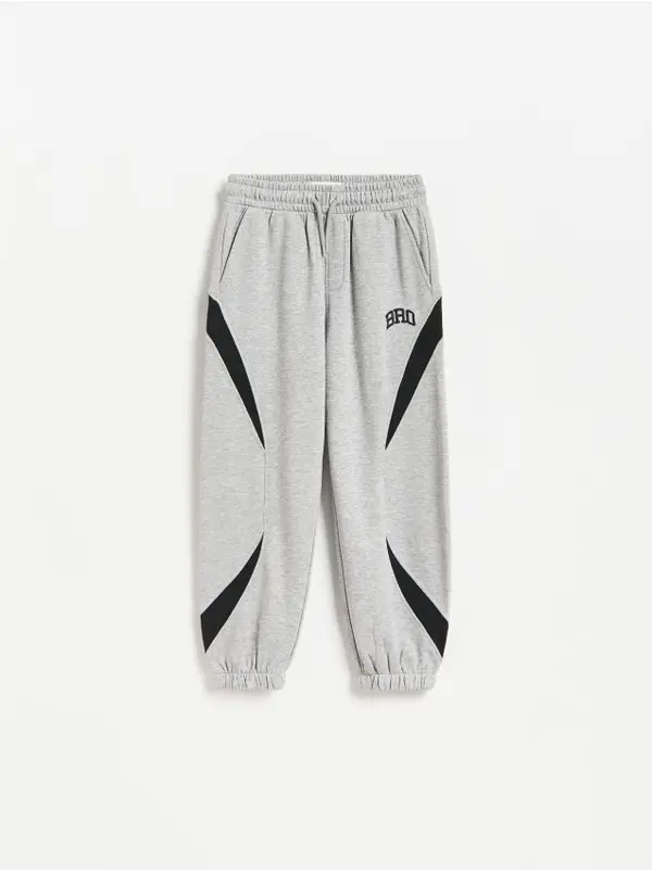 Reserved Reserved - BOYS` TROUSERS - svijetlo siva