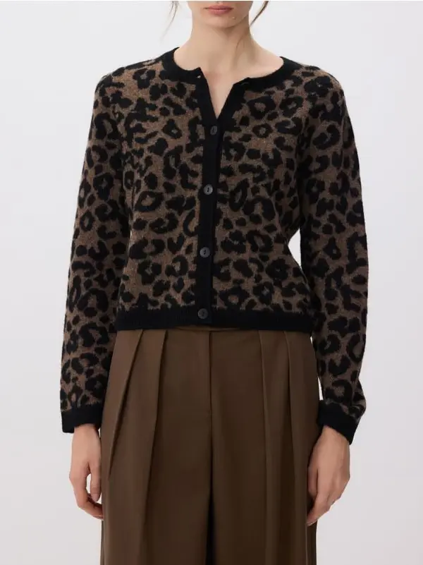 Reserved Reserved - Cardigan s leopard uzorkom - šaren