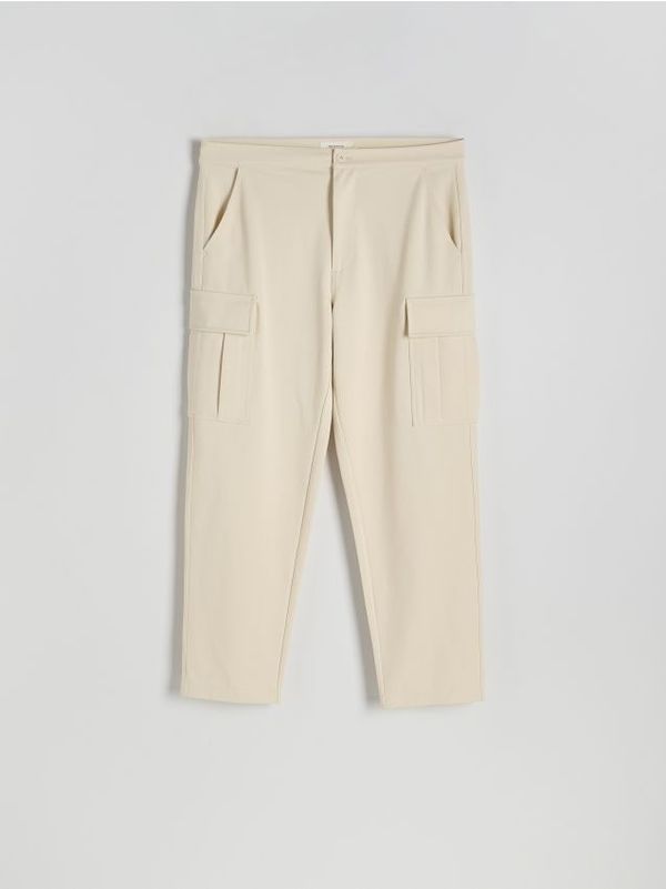 Reserved Reserved - Cargo hlače - krem