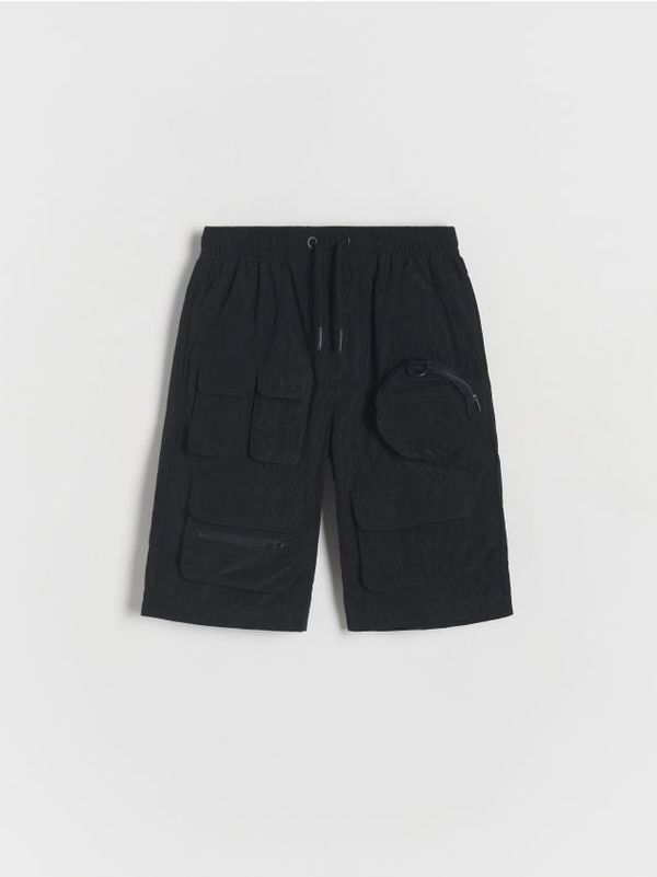 Reserved Reserved - Cargo kratke hlače - crno