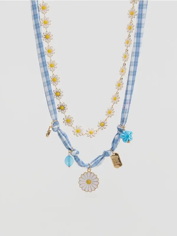Reserved Reserved - CHILDREN`S NECKLACE - svjetloplavo